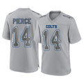 Parkc IN.Colts #14 Alec Pierce Player Gray Atmosphere Fashion Home Game Stitched Jerseys