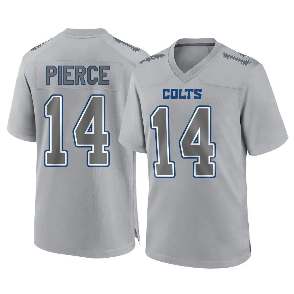 Parkc IN.Colts #14 Alec Pierce Player Gray Atmosphere Fashion Home Game Stitched Jerseys
