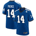 Parkc IN.Colts #14 Alec Pierce Player Royal Alternate Indiana Nights Home Game Stitched Jerseys