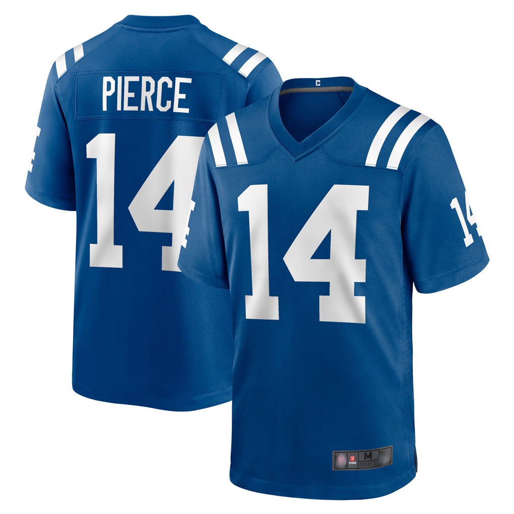 Parkc IN.Colts #14 Alec Pierce Player Royal Home Game Stitched Jerseys