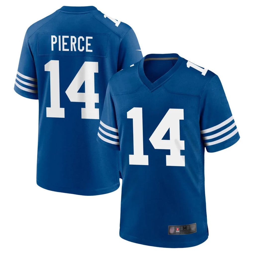 Parkc IN.Colts #14 Alec Pierce Player Royal Limited Home Game Stitched Jerseys
