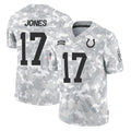 Parkc IN.Colts #17 Daniel Jones Player Arctic Camo Salute To Service Limited Game Stitched Jerseys