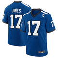 Parkc IN.Colts #17 Daniel Jones Player Royal Alternate Indiana Nights Home Game Stitched Jerseys