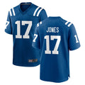 Parkc IN.Colts #17 Daniel Jones Player Royal Home Game Stitched Jerseys