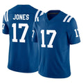 Parkc IN.Colts #17 Daniel Jones Player Royal Limited Vapor F.U.S.E. Home Game Stitched Jerseys