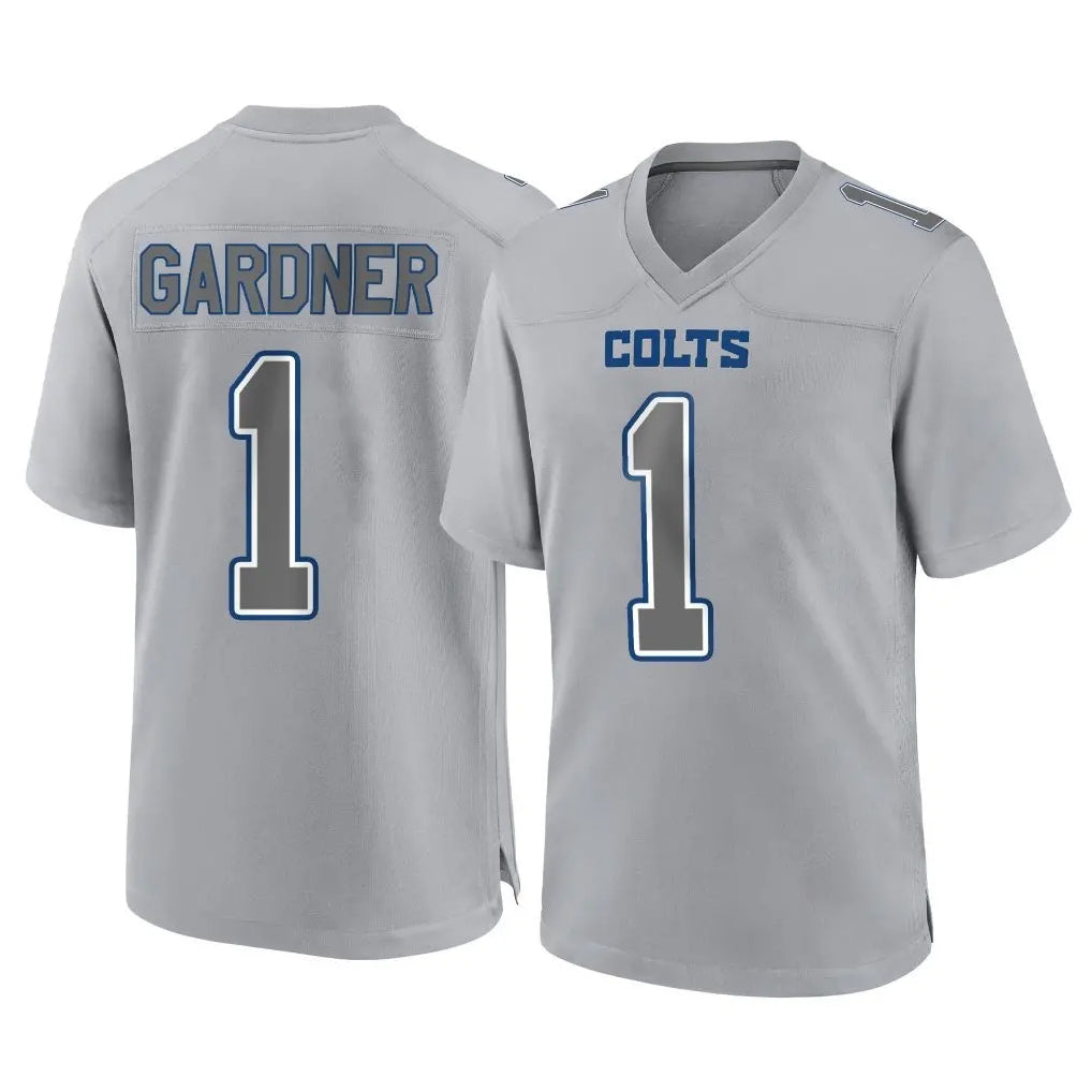 Parkc IN.Colts #1 Sauce Gardner Player Gray Atmosphere Fashion Home Game Stitched Jerseys