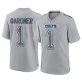 Parkc IN.Colts #1 Sauce Gardner Player Gray Atmosphere Fashion Home Game Stitched Jerseys