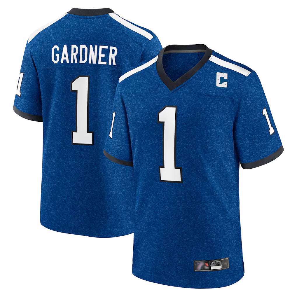 Parkc IN.Colts #1 Sauce Gardner Player Royal Alternate Indiana Nights Home Game Stitched Jerseys