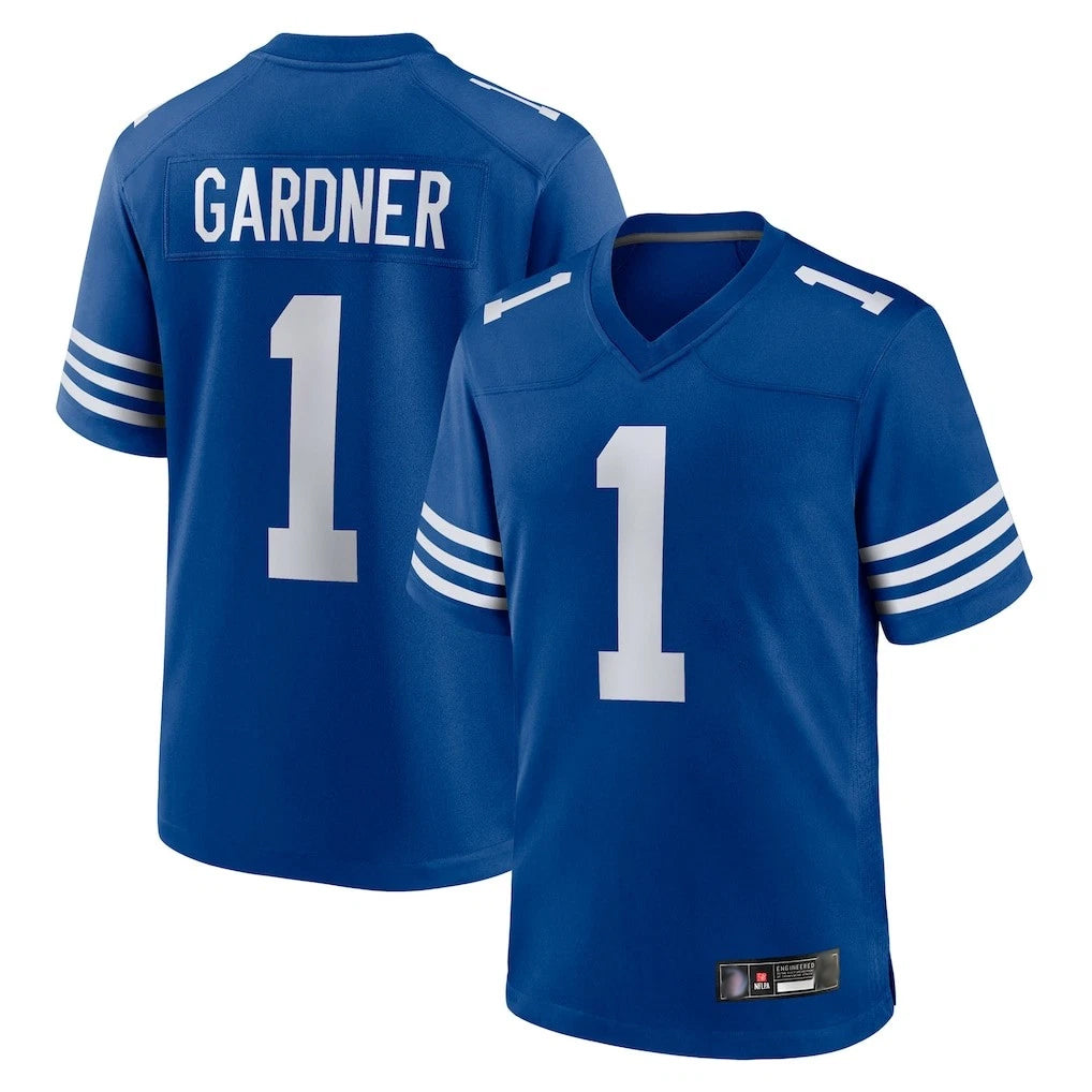 Parkc IN.Colts #1 Sauce Gardner Player Royal Limited Home Game Stitched Jerseys