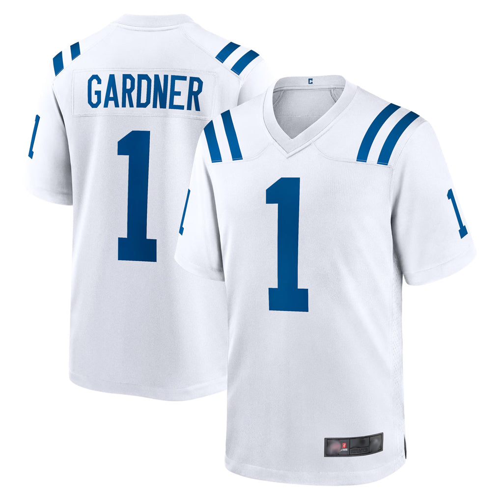 Parkc IN.Colts #1 Sauce Gardner Player White Home Game Stitched Jerseys