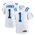 Parkc IN.Colts #1 Sauce Gardner Player White Home Game Stitched Jerseys