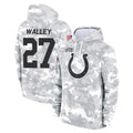 Parkc IN.Colts #27 Justin Walley Player Arctic Camo Salute to Service Hoodies Limited Game Stitched Jerseys