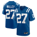 Parkc IN.Colts #27 Justin Walley Player Royal Home Game Stitched Jerseys
