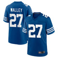 Parkc IN.Colts #27 Justin Walley Player Royal Limited Home Game Stitched Jerseys