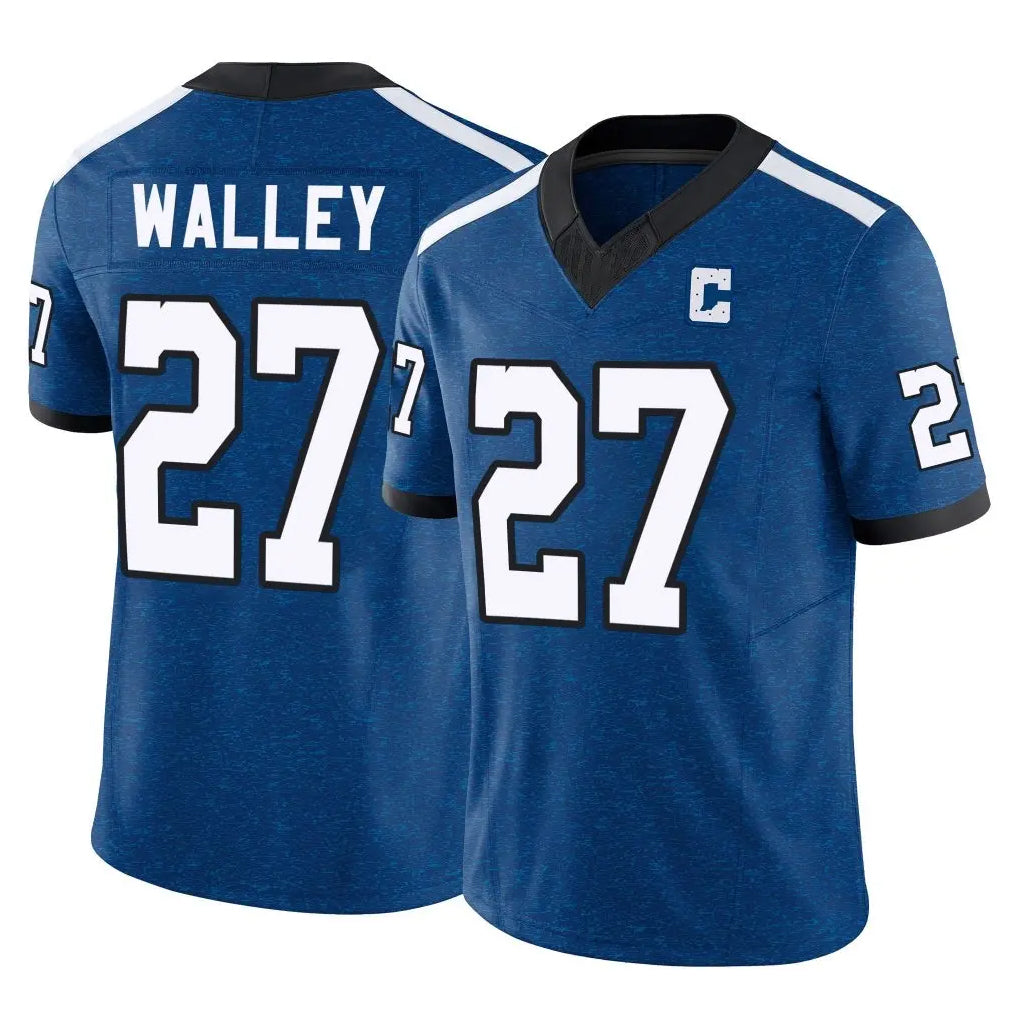 Parkc IN.Colts #27 Justin Walley Player Royal Limited Indiana Nights Alternate Vapor F.U.S.E. Home Game Stitched Jerseys