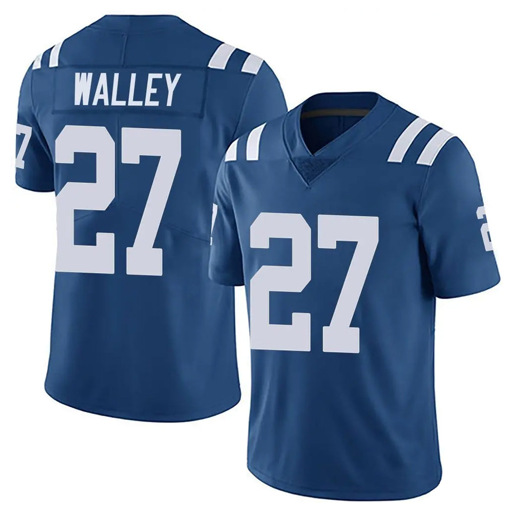 Parkc IN.Colts #27 Justin Walley Player Royal Limited Vapor Untouchable Home Game Stitched Jerseys