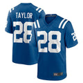 Parkc IN.Colts #28 Jonathan Taylor Player Royal Home Game Stitched Jerseys