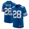 Parkc IN.Colts #28 Jonathan Taylor Player Royal Limited Home Game Stitched Jerseys