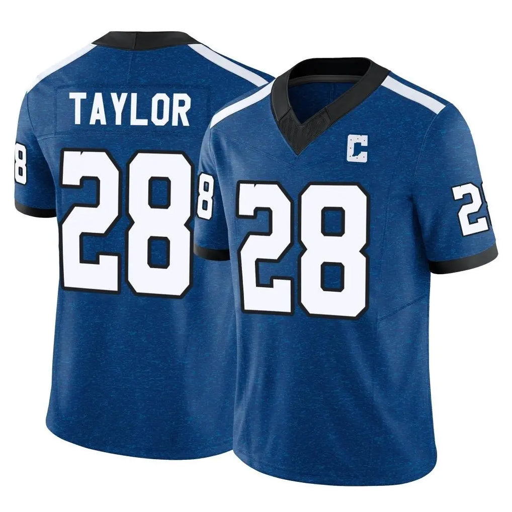 Parkc IN.Colts #28 Jonathan Taylor Player Royal Limited Indiana Nights Alternate Vapor F.U.S.E. Home Game Stitched Jerseys