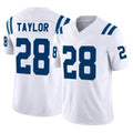 Parkc IN.Colts #28 Jonathan Taylor Player White Limited Vapor F.U.S.E. Home Game Stitched Jerseys