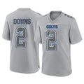 Parkc IN.Colts #2 Josh Downs Player Gray Atmosphere Fashion Home Game Stitched Jerseys