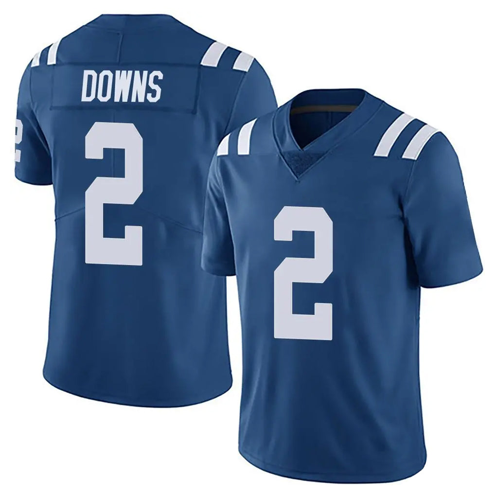 Parkc IN.Colts #2 Josh Downs Player Royal Limited Vapor Untouchable Home Game Stitched Jerseys