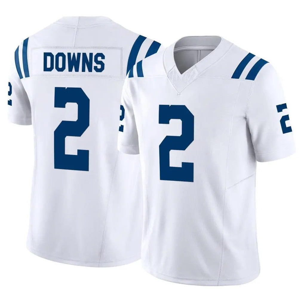 Parkc IN.Colts #2 Josh Downs Player White Limited Vapor F.U.S.E. Home Game Stitched Jerseys