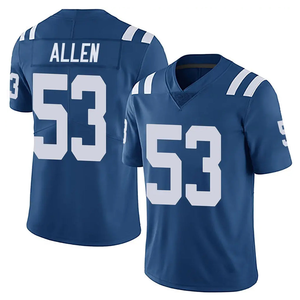 Parkc IN.Colts #53 CJ Allen Player Royal Limited Vapor Untouchable Home Game Stitched Jerseys