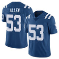 Parkc IN.Colts #53 CJ Allen Player Royal Limited Vapor Untouchable Home Game Stitched Jerseys