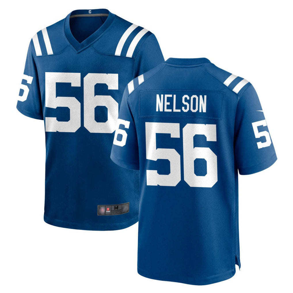 Parkc IN.Colts #56 Quenton Nelson Player Royal Home Game Stitched Jerseys