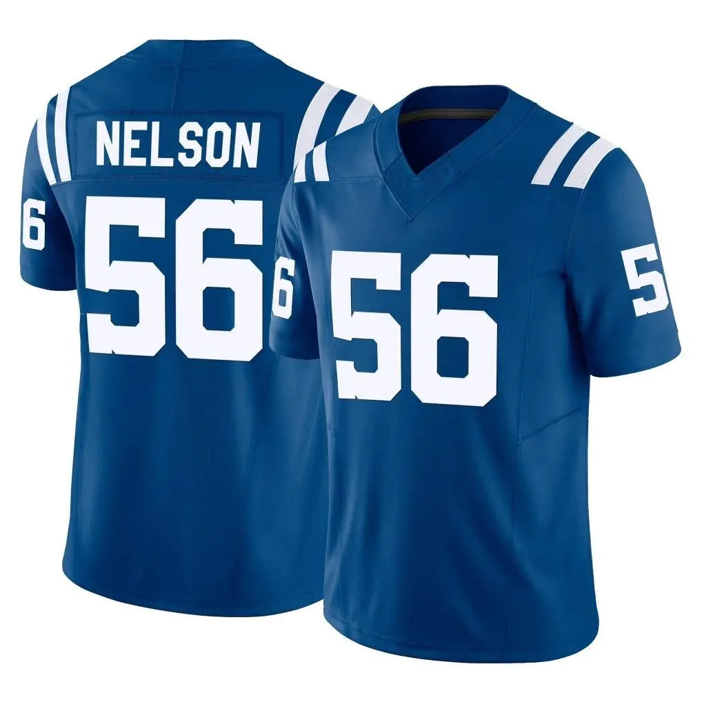 Parkc IN.Colts #56 Quenton Nelson Player Royal Limited Vapor F.U.S.E. Home Game Stitched Jerseys
