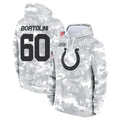 Parkc IN.Colts #60 Tanor Bortolini Player Arctic Camo Salute to Service Hoodies Limited Game Stitched Jerseys