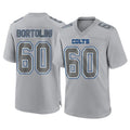Parkc IN.Colts #60 Tanor Bortolini Player Gray Atmosphere Fashion Home Game Stitched Jerseys
