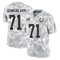 Parkc IN.Colts #71 Matt Goncalves Player Arctic Camo Salute To Service Limited Game Stitched Jerseys