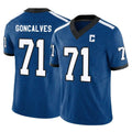 Parkc IN.Colts #71 Matt Goncalves Player Royal Limited Indiana Nights Alternate Vapor F.U.S.E. Home Game Stitched Jerseys