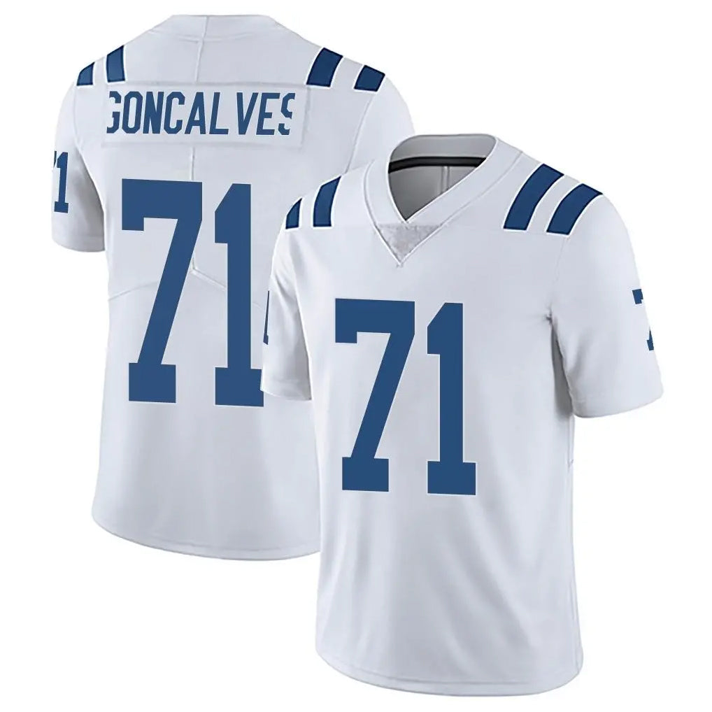 Parkc IN.Colts #71 Matt Goncalves Player White Limited Vapor Untouchable Home Game Stitched Jerseys