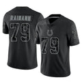 Parkc IN.Colts #79 Bernhard Raimann Player Black Reflective Limited Game Stitched Jerseys