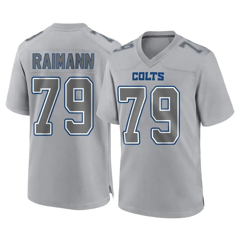 Parkc IN.Colts #79 Bernhard Raimann Player Gray Atmosphere Fashion Home Game Stitched Jerseys