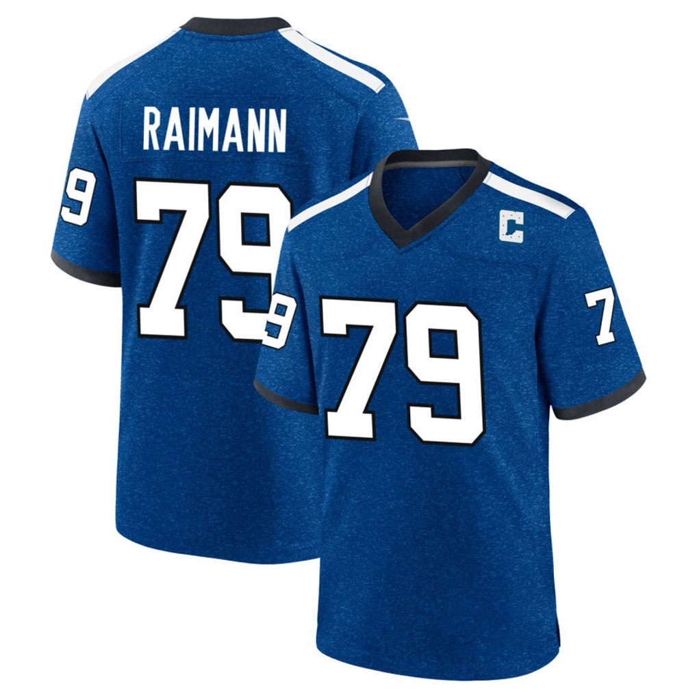 Parkc IN.Colts #79 Bernhard Raimann Player Royal Alternate Indiana Nights Home Game Stitched Jerseys