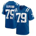 Parkc IN.Colts #79 Bernhard Raimann Player Royal Home Game Stitched Jerseys