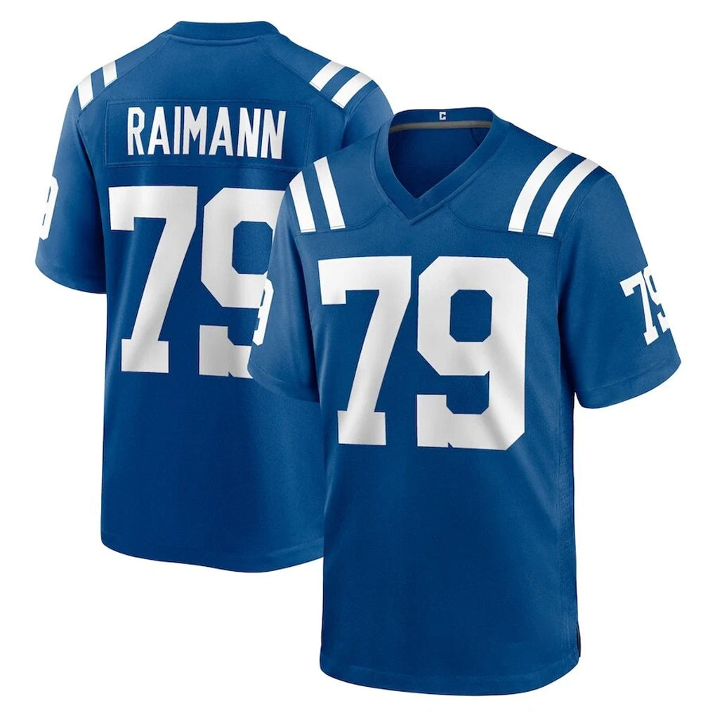 Parkc IN.Colts #79 Bernhard Raimann Player Royal Home Game Stitched Jerseys