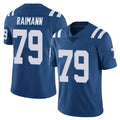 Parkc IN.Colts #79 Bernhard Raimann Player Royal Limited Vapor Untouchable Home Game Stitched Jerseys