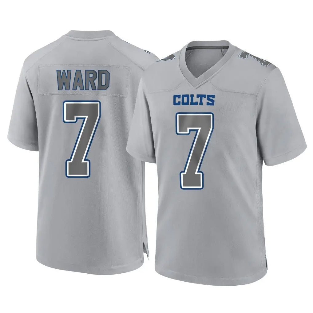 Parkc IN.Colts #7 Charvarius Ward Sr. Player Gray Atmosphere Fashion Home Game Stitched Jerseys