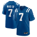 Parkc IN.Colts #7 Charvarius Ward Sr. Player Royal Home Game Stitched Jerseys
