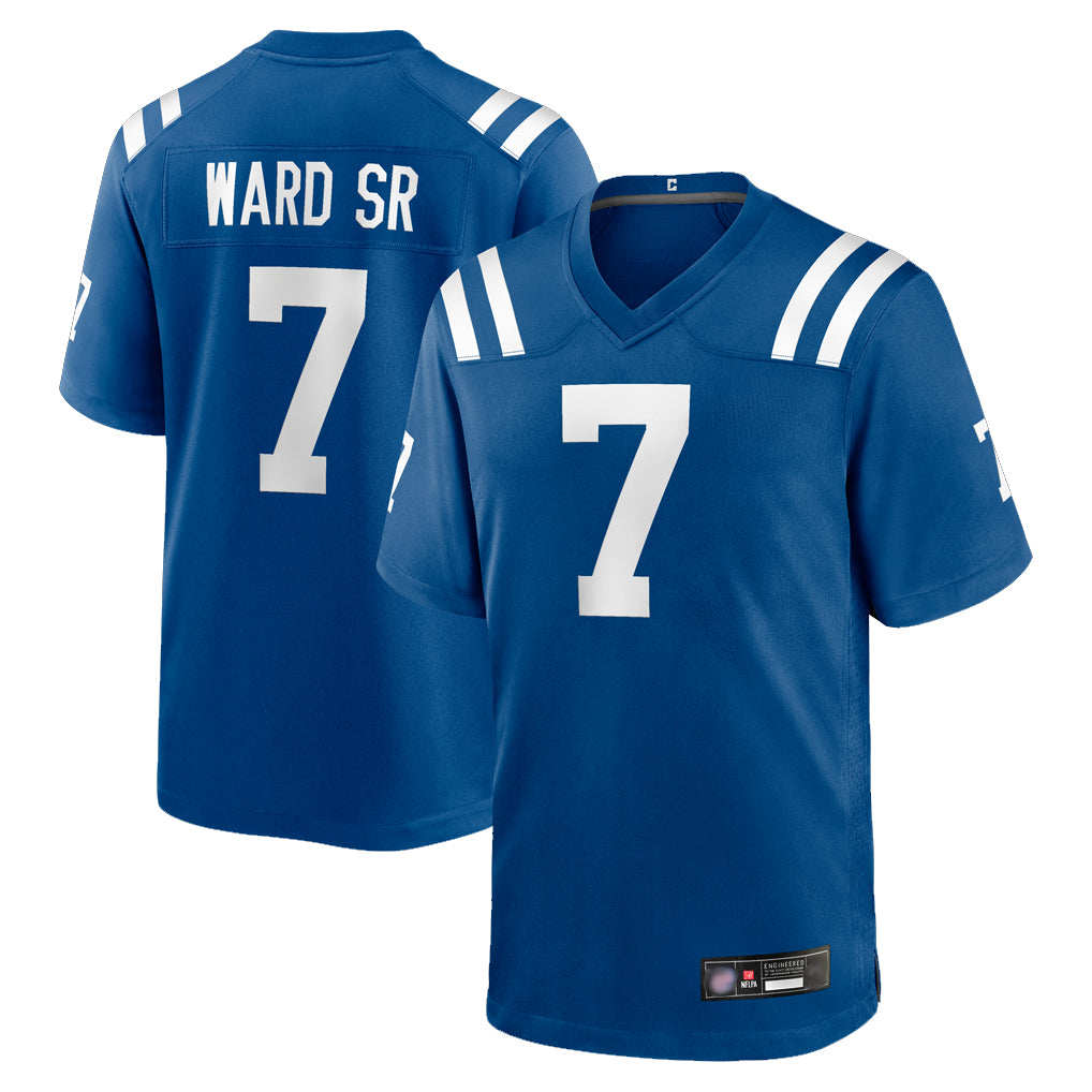 Parkc IN.Colts #7 Charvarius Ward Sr. Player Royal Home Game Stitched Jerseys