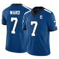 Parkc IN.Colts #7 Charvarius Ward Sr. Player Royal Limited Indiana Nights Alternate Vapor F.U.S.E. Home Game Stitched Jerseys