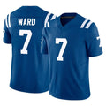 Parkc IN.Colts #7 Charvarius Ward Sr. Player Royal Limited Vapor F.U.S.E. Home Game Stitched Jerseys