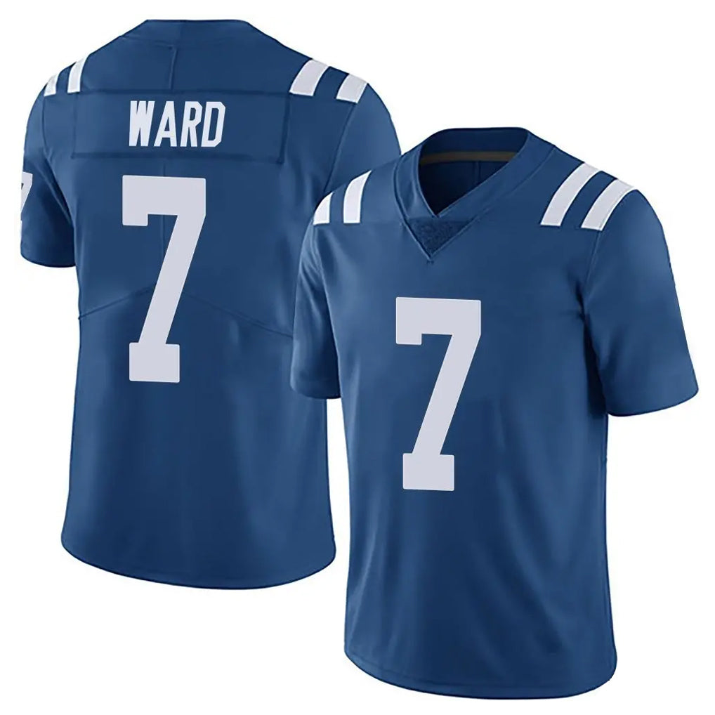 Parkc IN.Colts #7 Charvarius Ward Sr. Player Royal Limited Vapor Untouchable Home Game Stitched Jerseys