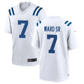 Parkc IN.Colts #7 Charvarius Ward Sr. Player White Home Game Stitched Jerseys