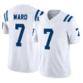 Parkc IN.Colts #7 Charvarius Ward Sr. Player White Limited Vapor F.U.S.E. Home Game Stitched Jerseys